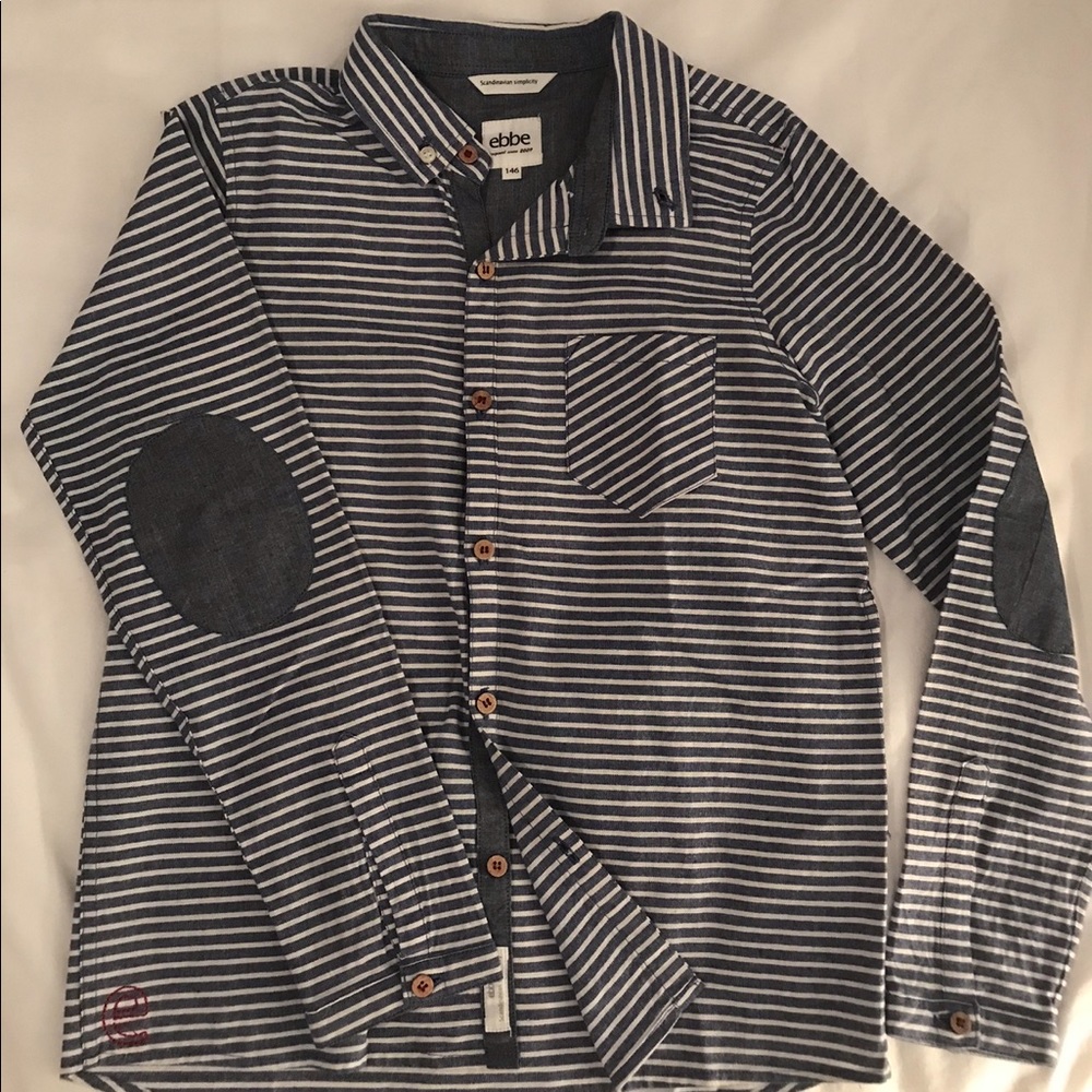 Striped button down shirt